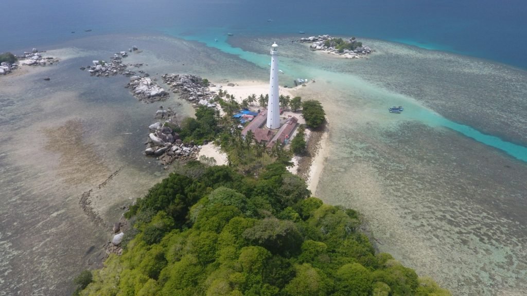 Hidden Gems of Indonesia: 9 Lesser-Known Islands Worth Visiting in 2025 - Photo of Belitung Island Lighthouse. 