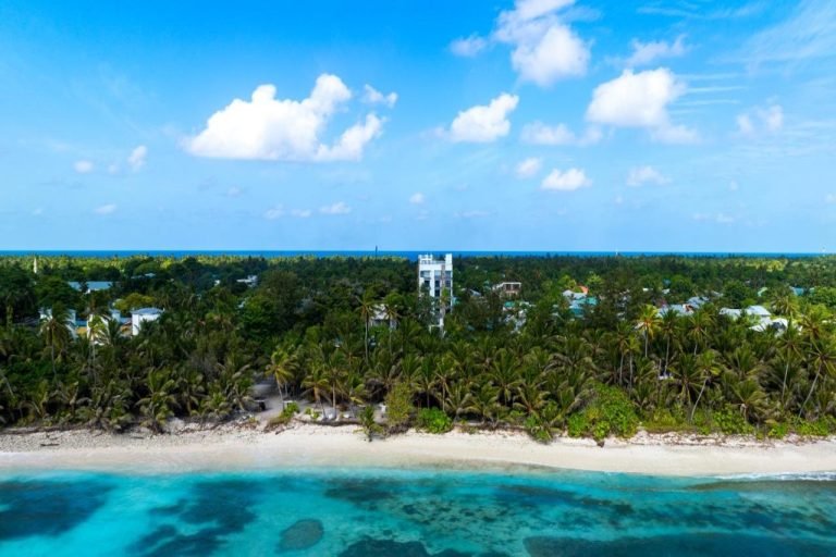 The Ultimate 2025 Travel Guide to Fuvahmulah: Everything You Need to Know - An Arial photo of Fuvahmulah Island